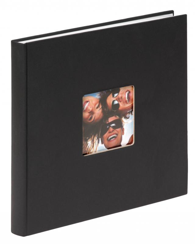 Walther Fun Album Black - 26x25 cm (40 White pages / 20 sheets)