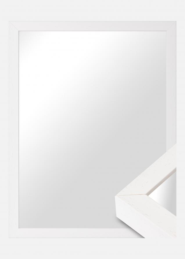 Ramverkstad Mirror Gävle White - Custom Size