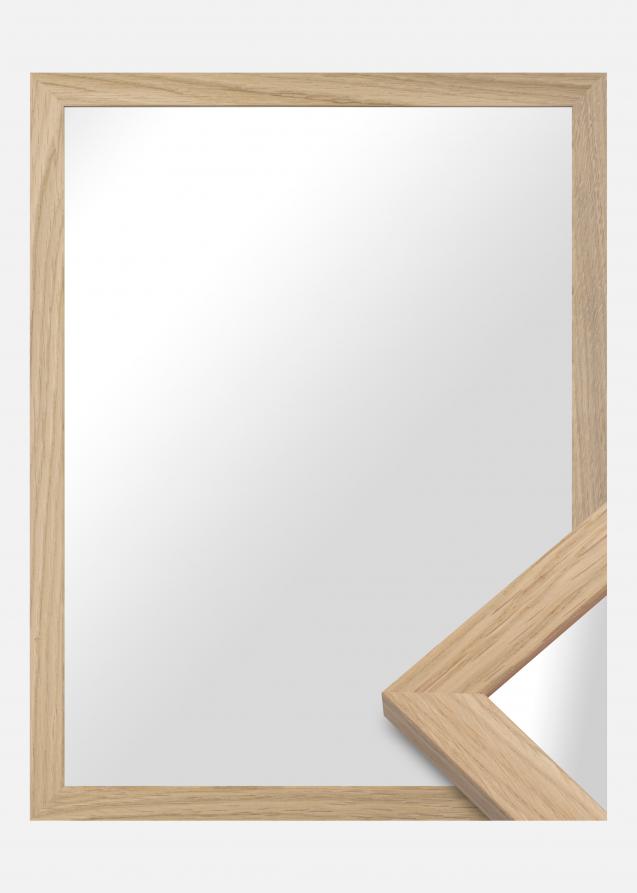 Spegelverkstad Mirror Oak Wood - Custom Size