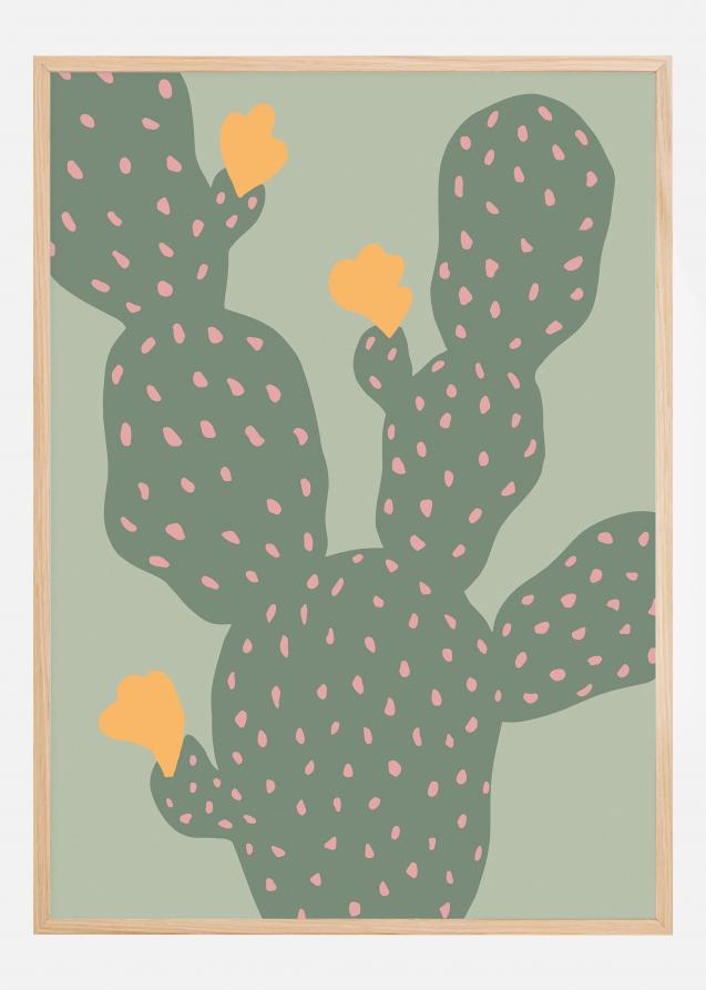Bildverkstad Cactus Green Poster