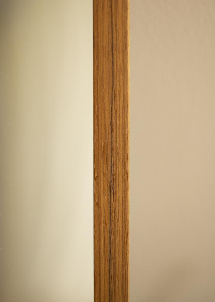 Ramverkstad Mirror Birch  - Teak - Custom Size