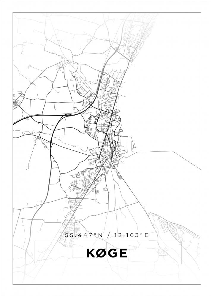 Bildverkstad Map - Kge - White Poster