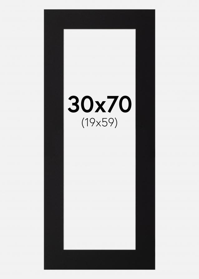 Artlink Mount Black Standard (White Core) 30x70 cm (19x59)