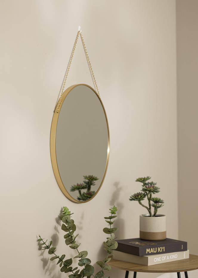 Artlink Round Mirror Modern Deep Gold 61 cm 