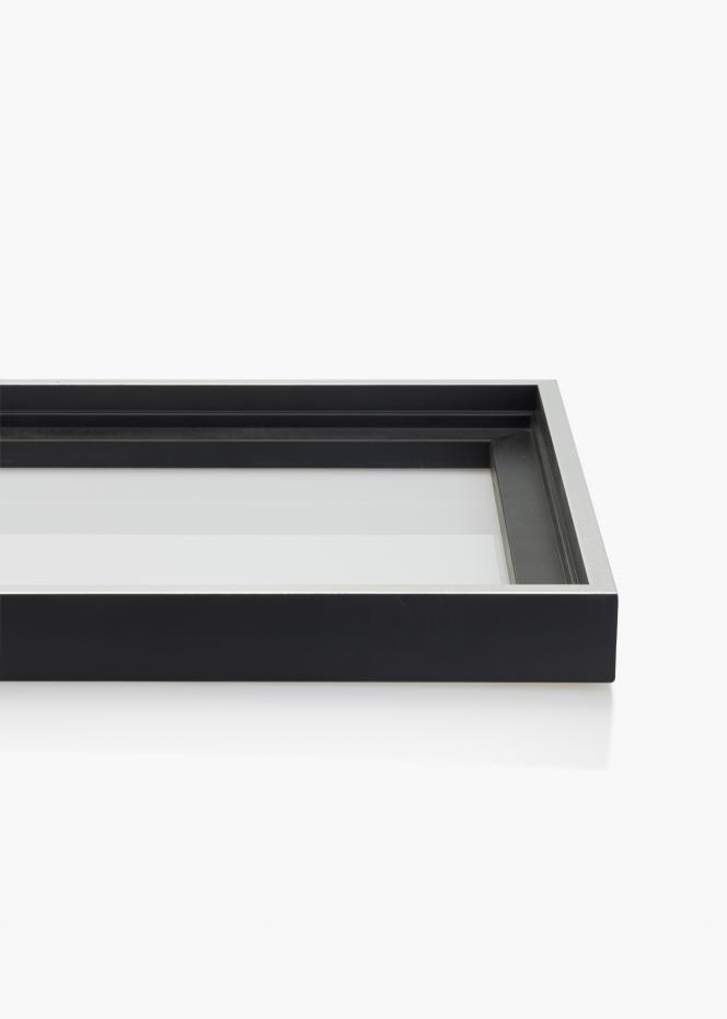 Mavanti Canvas picture frame Reno Black / Silver 40x50 cm