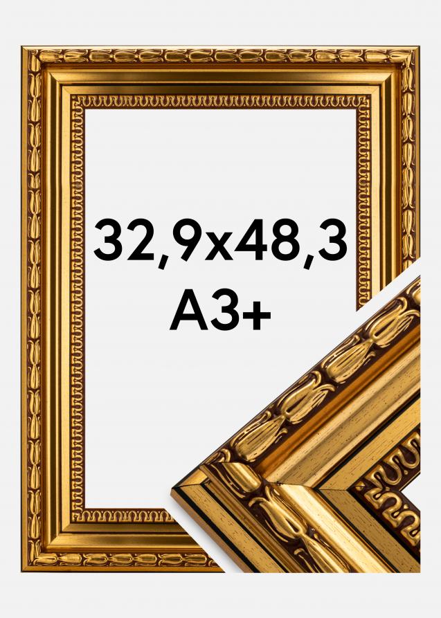 Ramverkstad Frame Birka Premium Gold 32,9x48,3 cm (A3+)