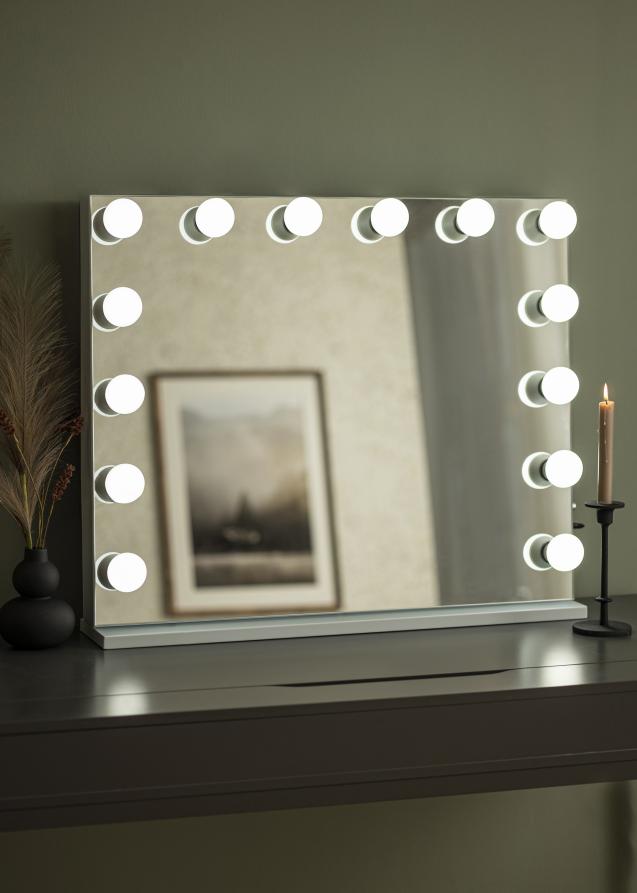 KAILA KAILA Make-up Mirror Hollywood Edge 14 E27 White 80x65 cm