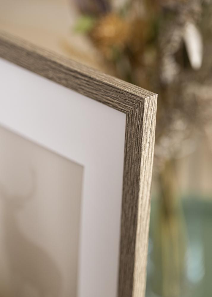 Estancia Frame Stilren Acrylic glass Dark Grey Oak 40x60 cm