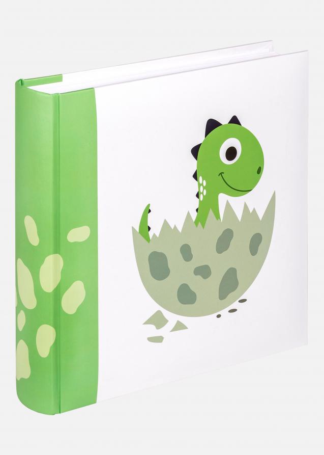 Walther Little Dino Baby Album Green - 22.5x24 cm (80 White pages / 40 sheets)