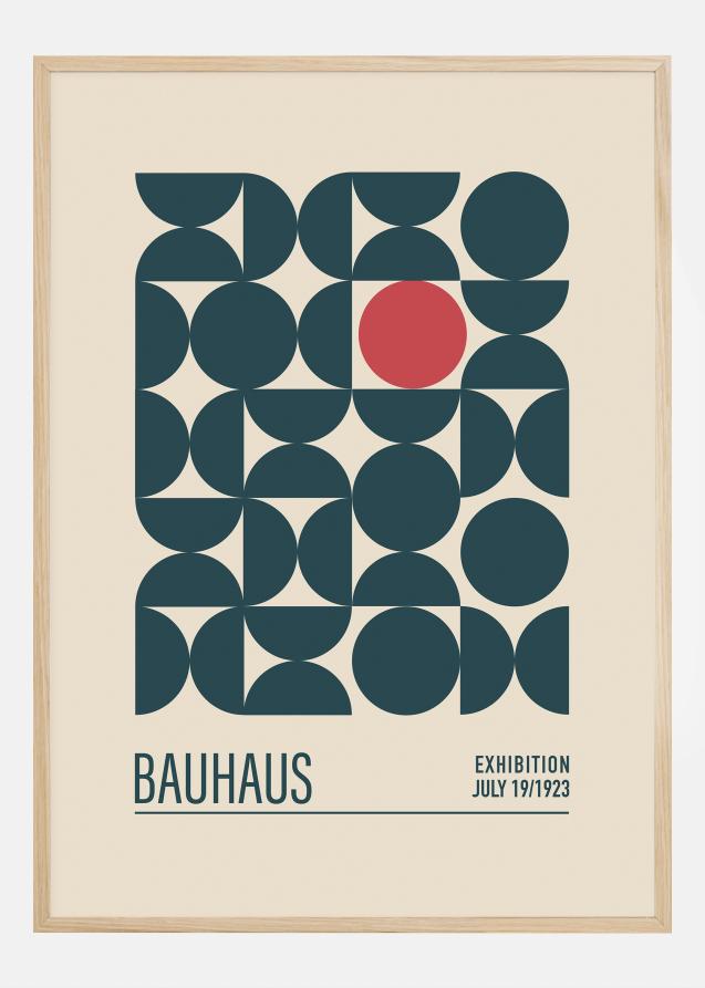Bildverkstad Bauhaus Mavi Kureler Poster