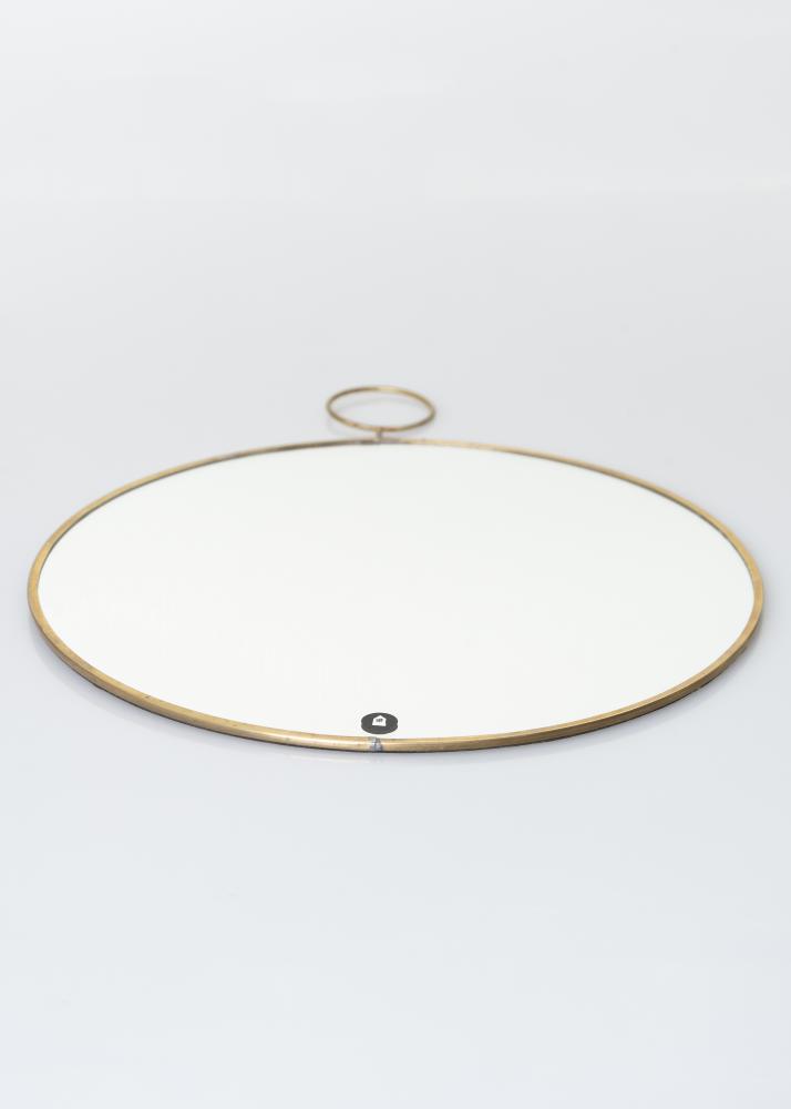 House Doctor Mirror House Doctor The Loop Brass 38 cm 