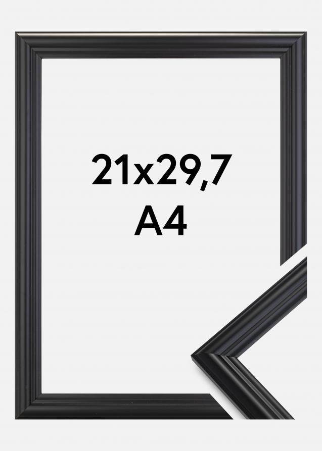 Galleri 1 Frame Siljan Acrylic glass Black 21x29.7 cm (A4)
