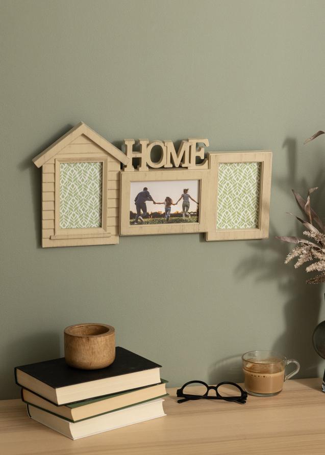 BGA Home Collage Frame Cream - 3 Pictures