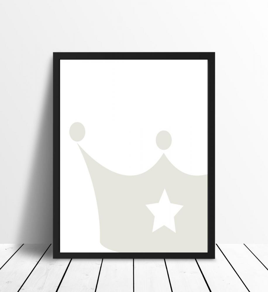 Bildverkstad Prince crown - Misty grey