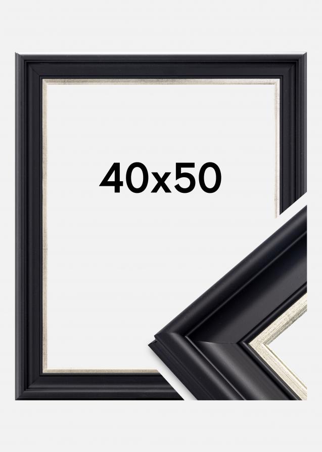 Galleri 1 Frame Dalarna Acrylic glass Black-Silver 40x50 cm