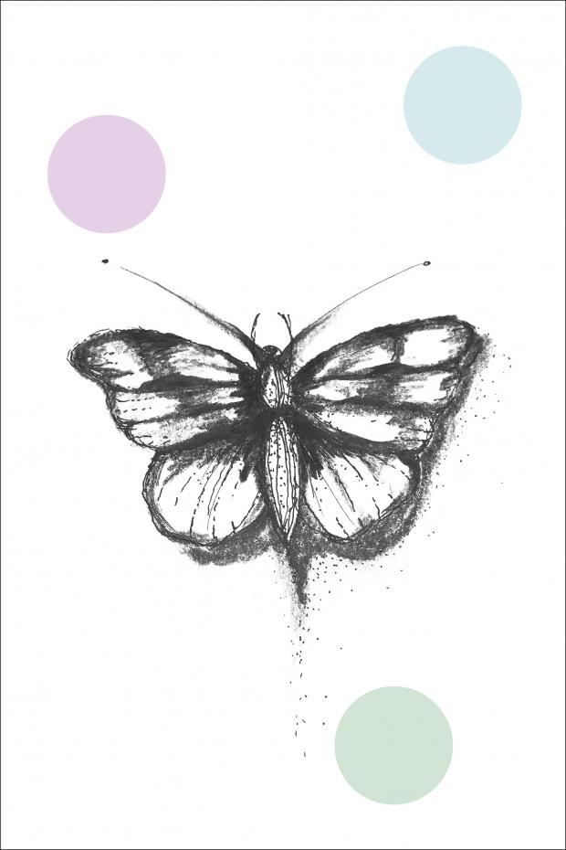 Bildverkstad Butterfly Poster