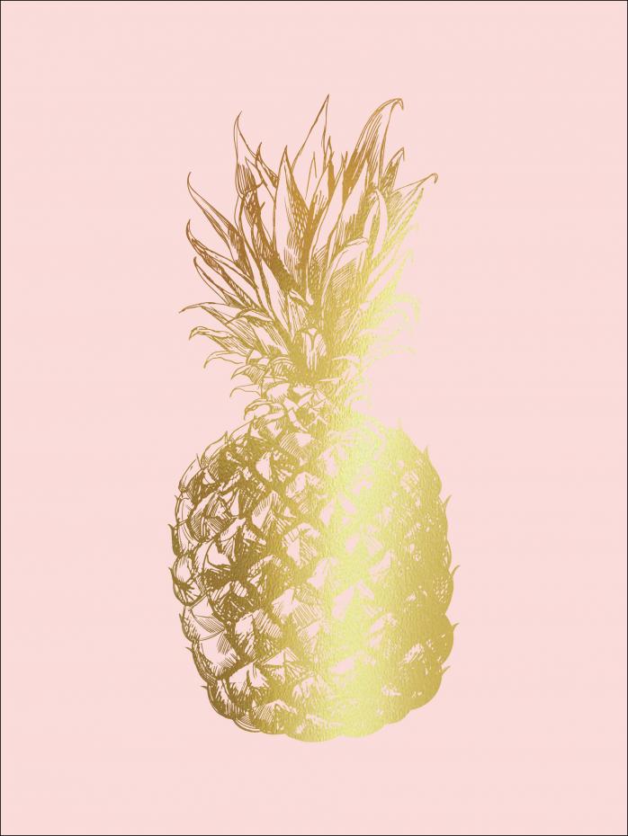 Artlink Pineapple Gold 30x40 cm