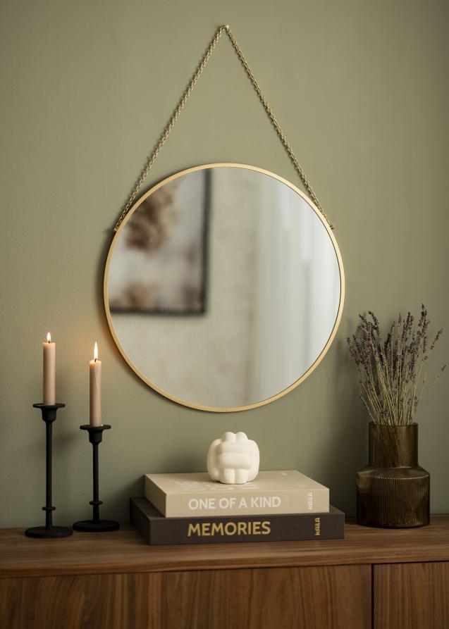 Artlink Round Mirror Modern Gold 51 cm Ø