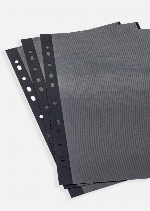 BGA Ultimate Album Pages Self-Adhesive 21x30 cm - 10 Black Sheets