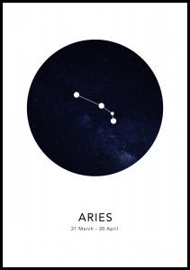 Lagervaror egen produktion Aries Poster