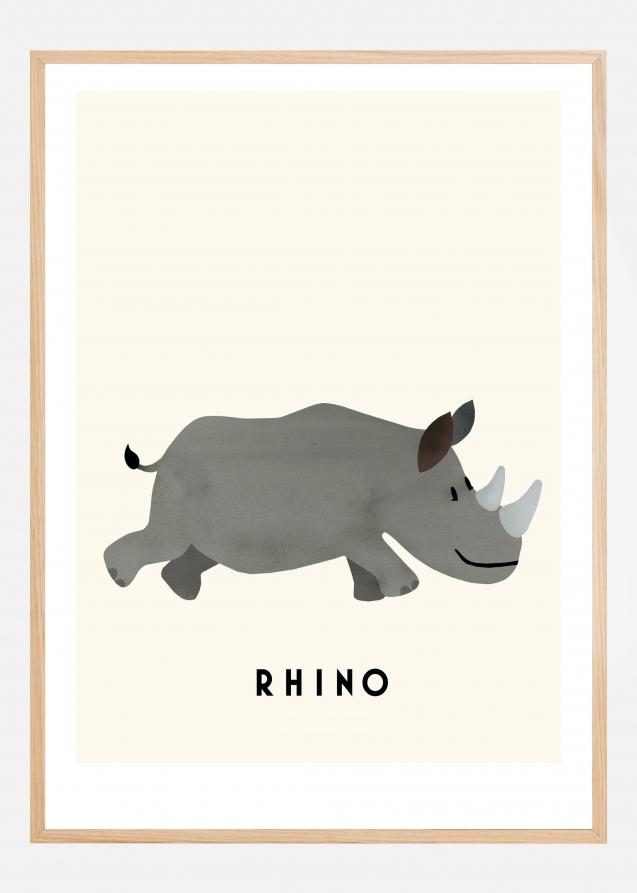 Bildverkstad Rhino Poster