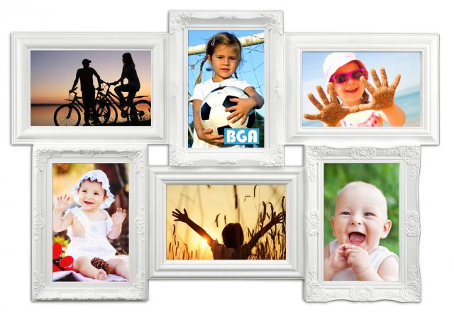 ZEP Almeria Collage frame Acrylic glass White - 6 Pictures