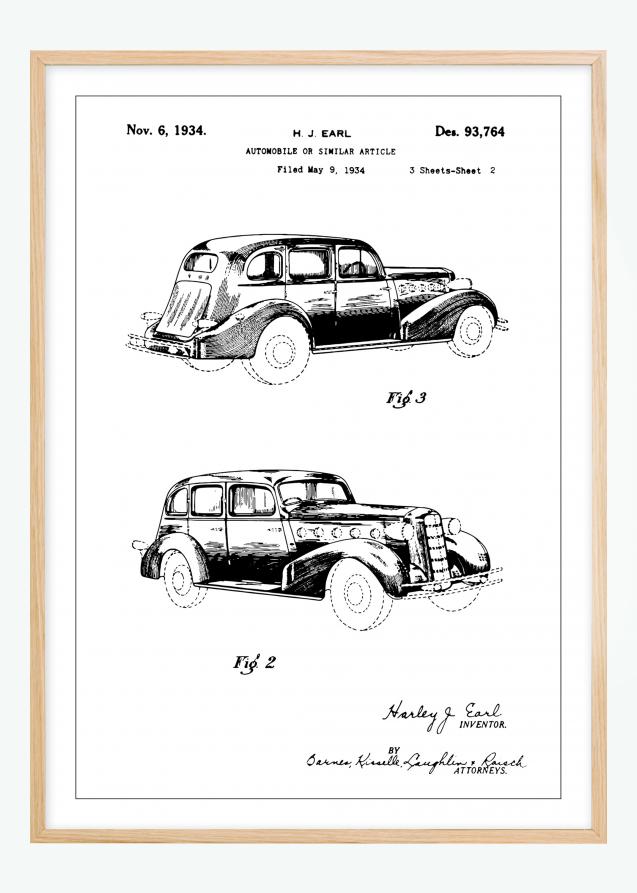 Bildverkstad Patent drawing - LaSalle II Poster