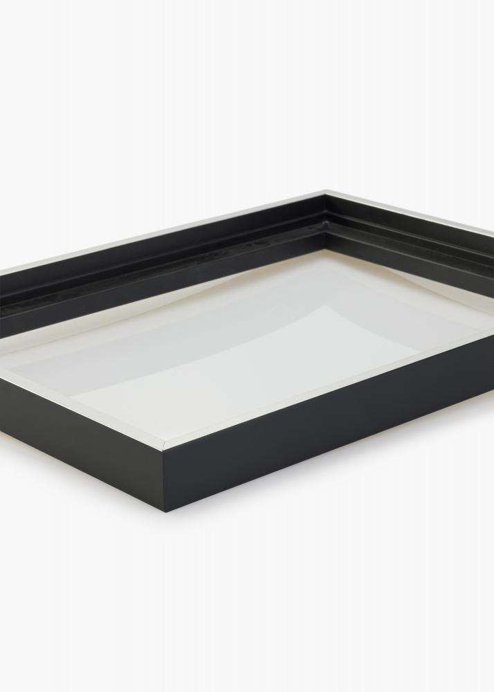Mavanti Canvas picture frame Reno Black / Silver 24x30 cm