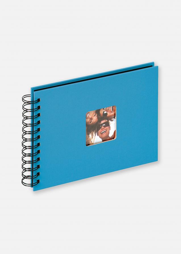 Walther Fun Spiral bound album Sea blue - 23x17 cm (40 Black pages / 20 sheets)