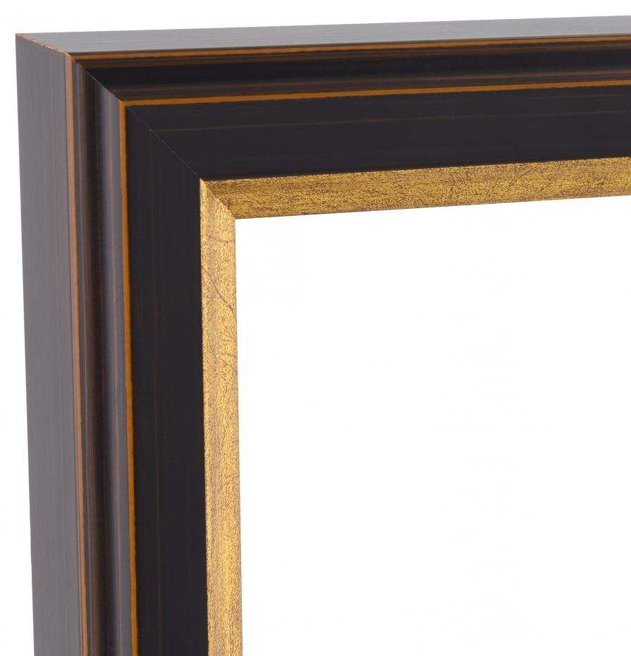 Ramverkstad Mirror Nyhyttan Brown / Gold - Custom Size