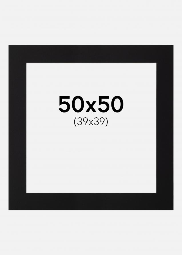Galleri 1 Mount Canson Black (White Core) 50x50 cm (39x39)