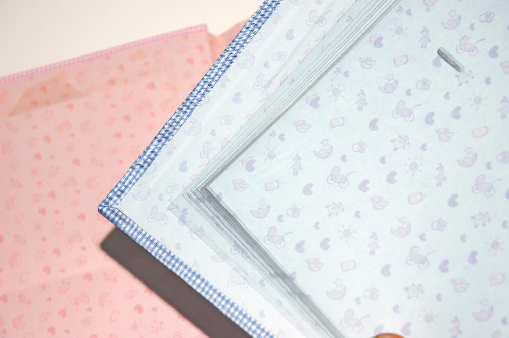 Innova Editions Baby album Gingham Blue - 100 Pictures in 10x15 cm