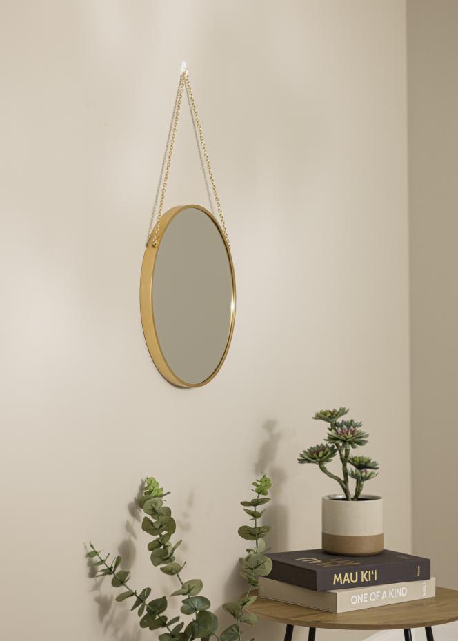 Artlink Round Mirror Modern Deep Gold 41 cm 