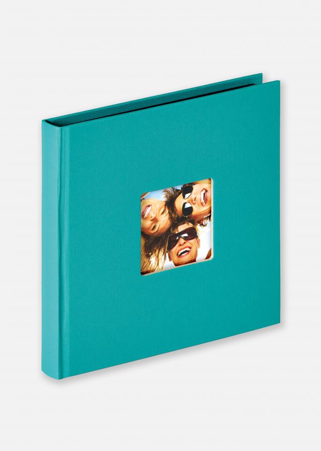 Walther Fun Album Turqouise - 18x18 cm (30 Black pages / 15 sheets)
