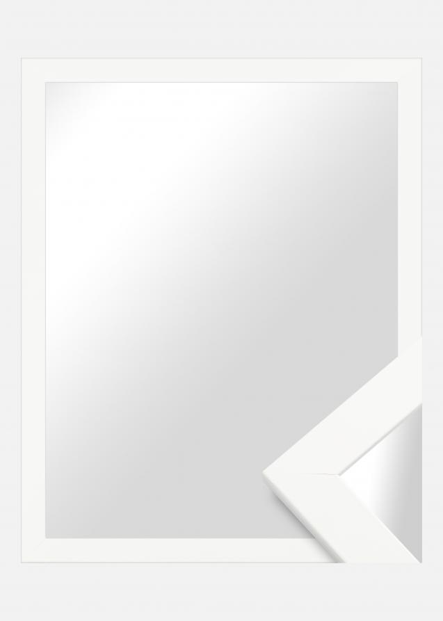 Spegelverkstad Mirror Trendline White - Custom Size