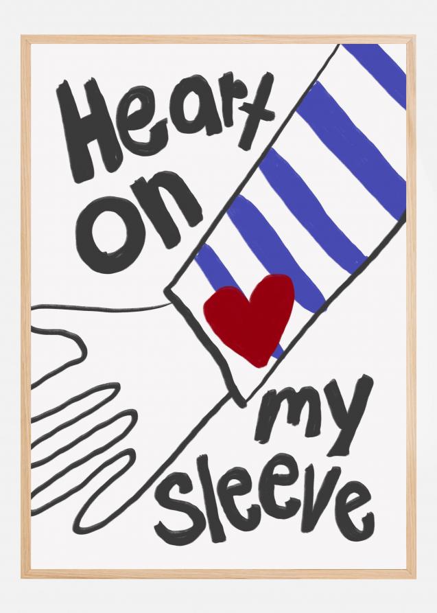 Bildverkstad Heart On My Sleeve Poster