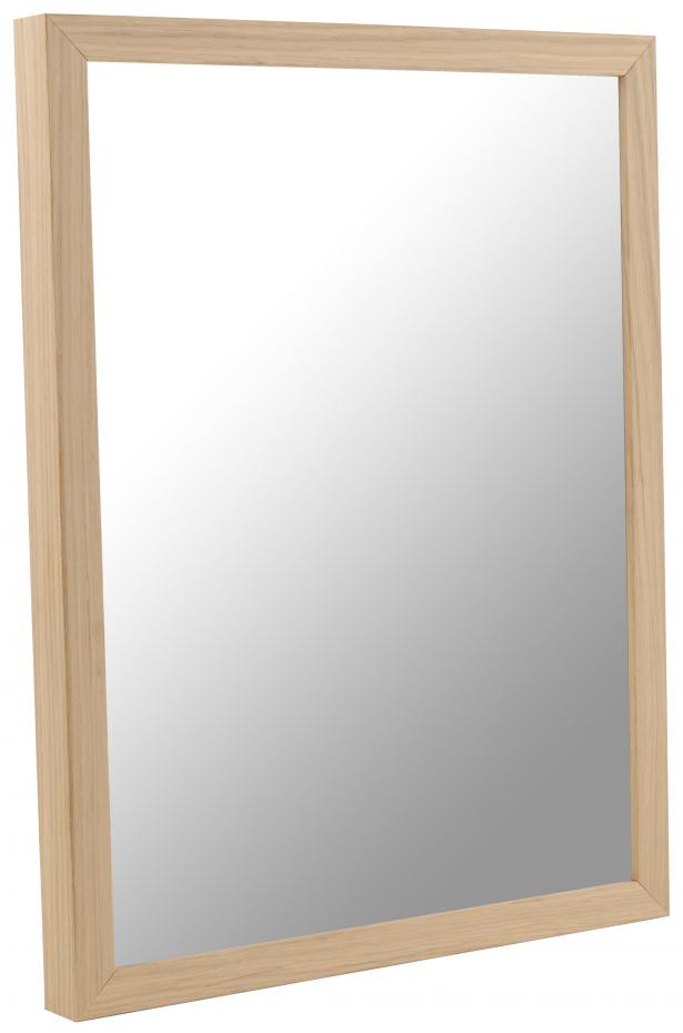Ramverkstad Mirror Birch  - Oak untreated - Custom Size