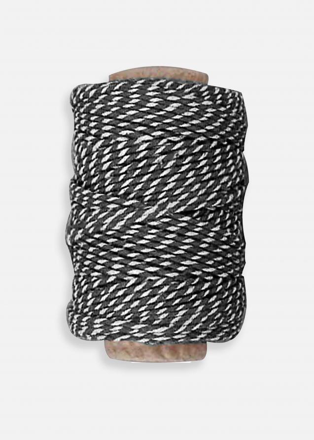Creativ Company Cotton String Black/White