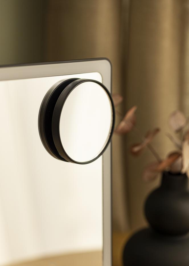 KAILA KAILA Makeup Mirror LED Strip with Bluetooth Speaker Black 18x30 cm