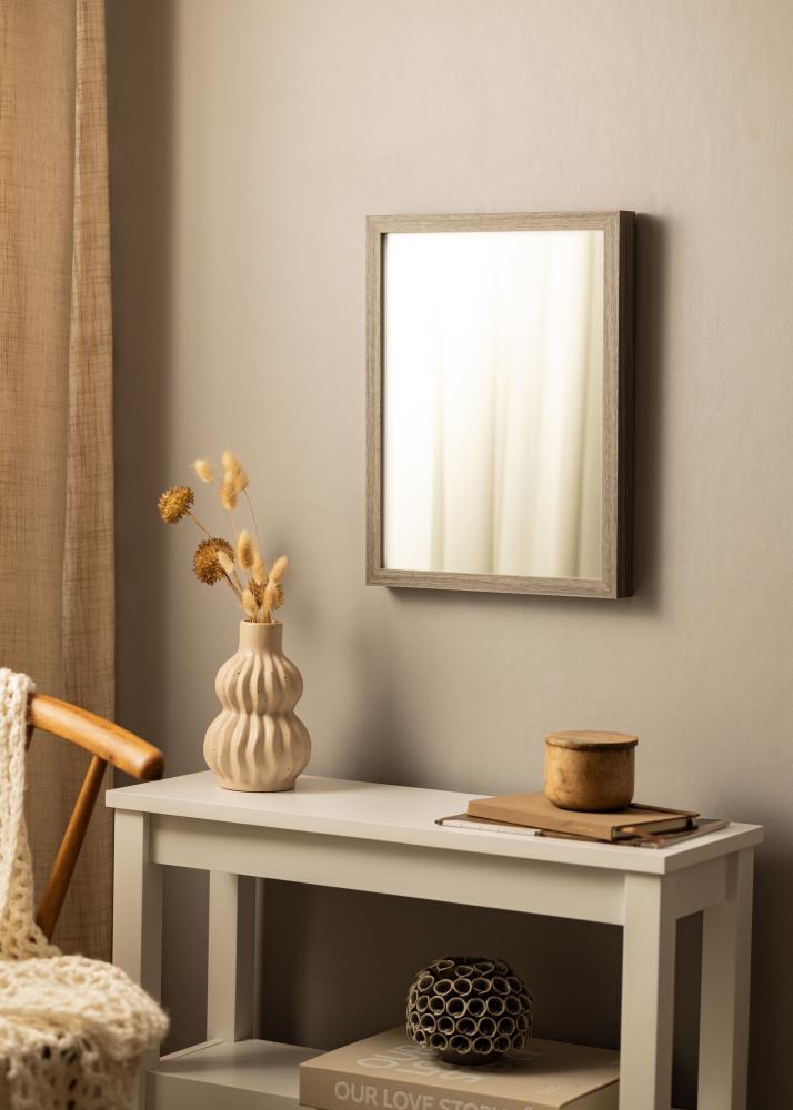 Ramverkstad Mirror Wood Selection Grey II - Custom Size