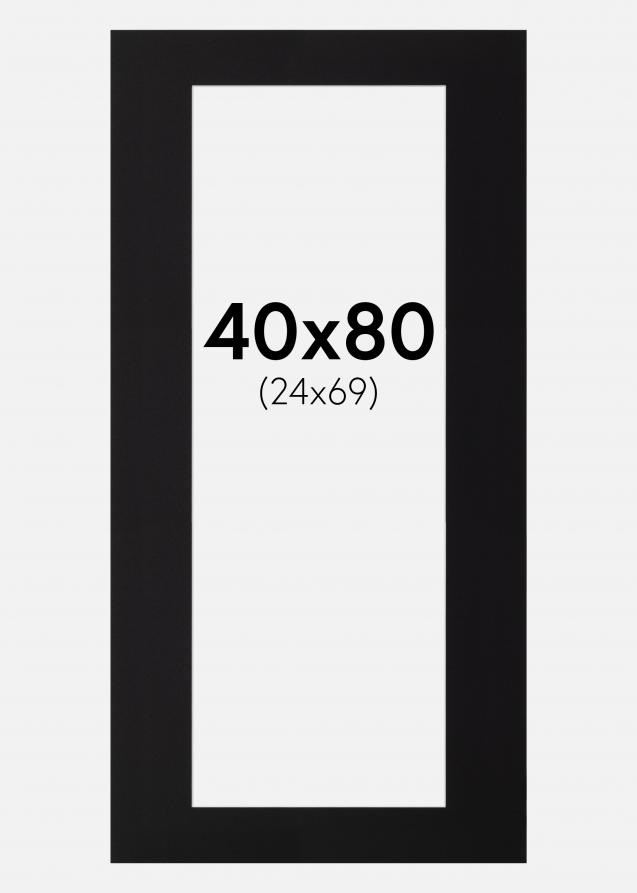 Artlink Mount Black Standard (White Core) 40x80 cm (24x69)