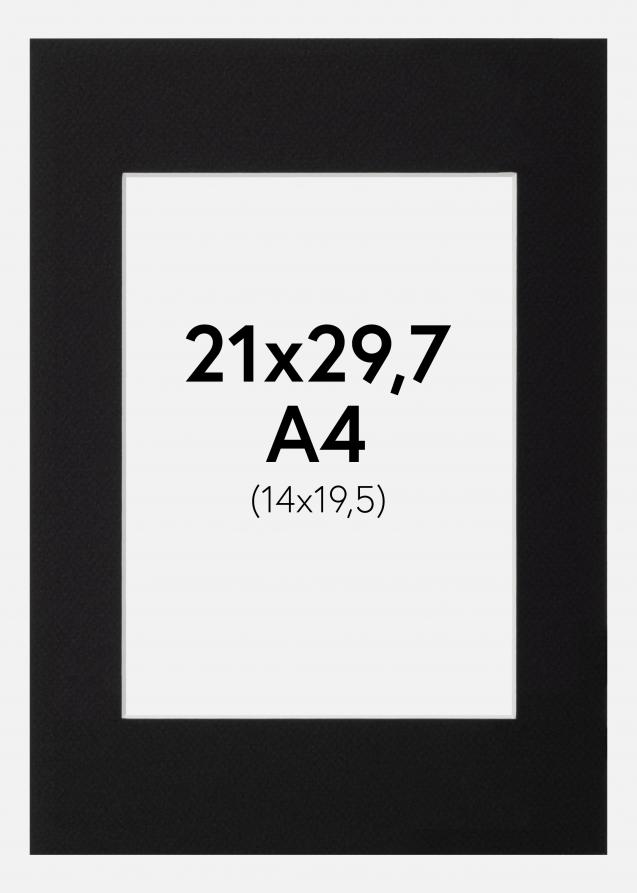 Galleri 1 Mount Canson Black (White Core) A4 21x29,7 cm (14x19,5)