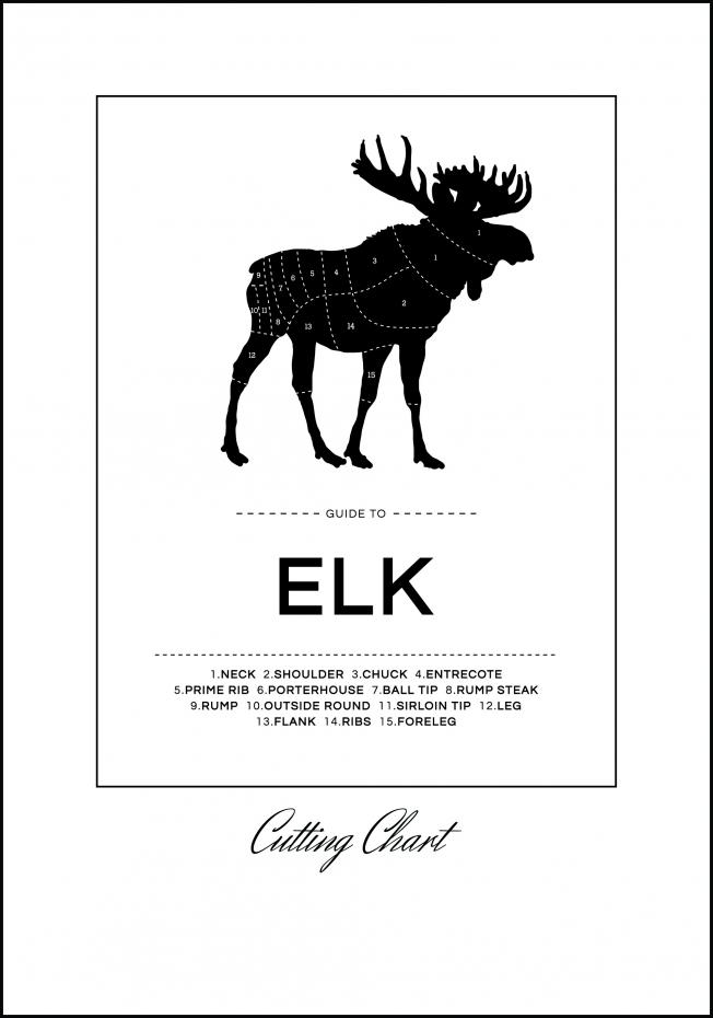 Bildverkstad Elk Cut Chart