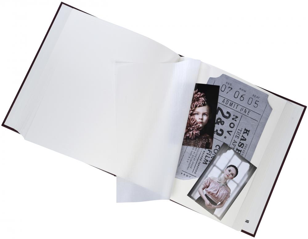 Focus Exclusive Line Maxi Photo Album Maroon 30x33 cm (100 White pages / 50 sheets)