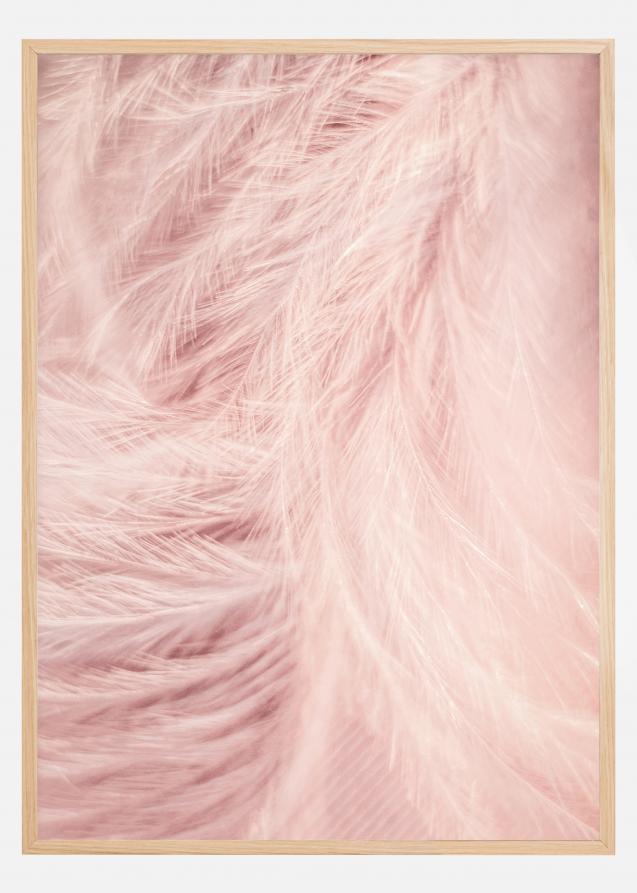 Bildverkstad Pink Feathers Poster