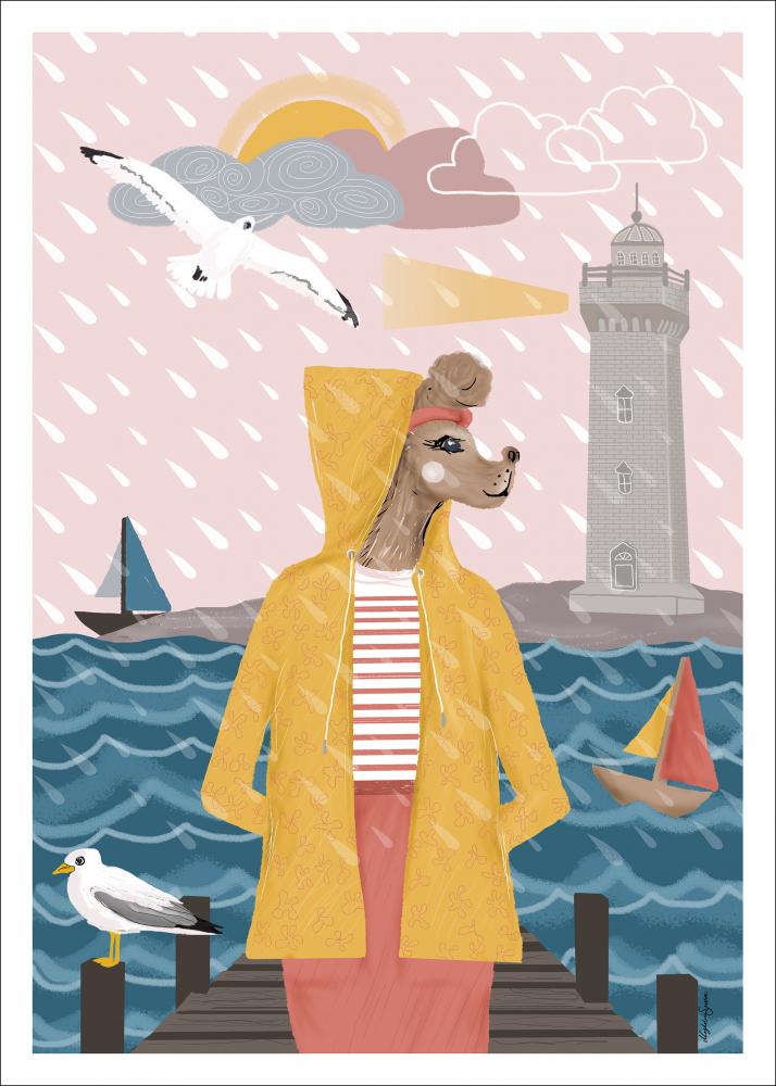 Bildverkstad Summer rain Poster