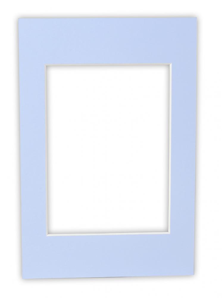 Egen tillverkning - Passepartouter Bespoke Light blue Mount (White Core)