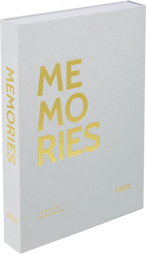 KAILA KAILA MEMORIES Grey XL - Coffee Table Album - 60 Pictures in 11x15 cm