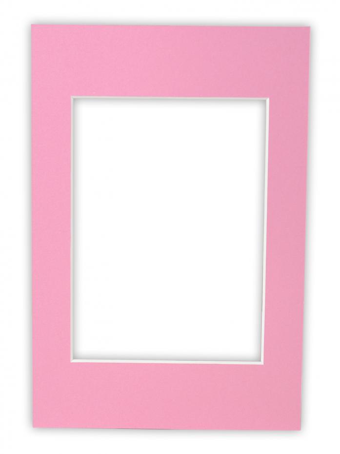 Egen tillverkning - Passepartouter Bespoke Pink Mount (White Core)