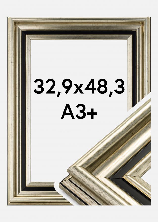 Ramverkstad Frame Gysinge Premium Silver 32,9x48,3 cm (A3+)